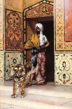 Rudolf Ernst : The Pasha's Favorite Tiger